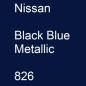 Preview: Nissan, Black Blue Metallic, 826.